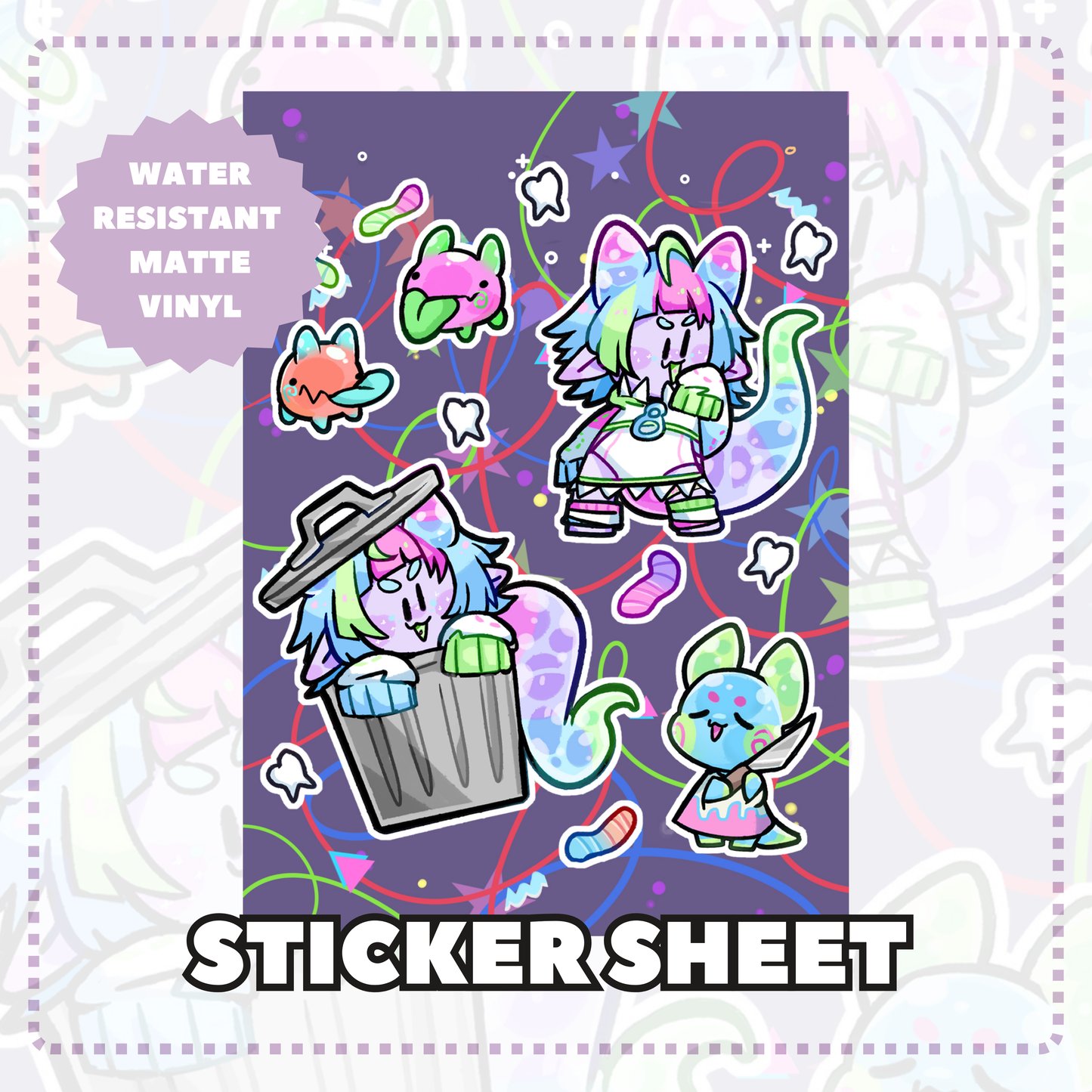 [PRE-ORDER] 4 x 6 inch Vinyl Sticker Sheet